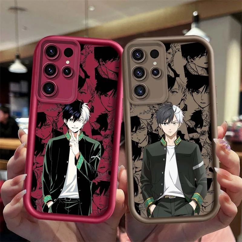 Funda Sakura Haruka para Samsung Galaxy S25 S24 S23 S22 S21 S20 Ultra Plus FE 5G, funda de teléfono con escalera ocular - imagen 2