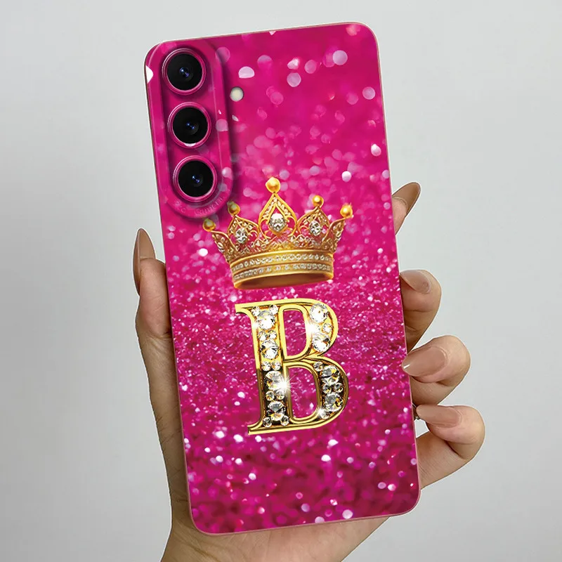 Para Samsung Galaxy S26 Funda de silicona líquida corona letra Funda para Samsung Galaxy S26 S 26 Ultra Plus Funda protectora para teléfono - imagen 3