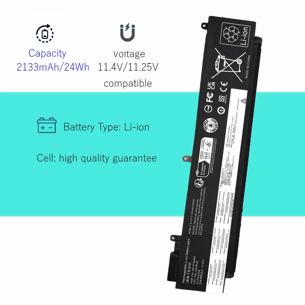 01AV405 00HW022 batería del ordenador portátil para Lenovo ThinkPad T460s T470s Series 00HW038 00HW025 01AV406 00HW024 01AV407 00HW023 - imagen 3