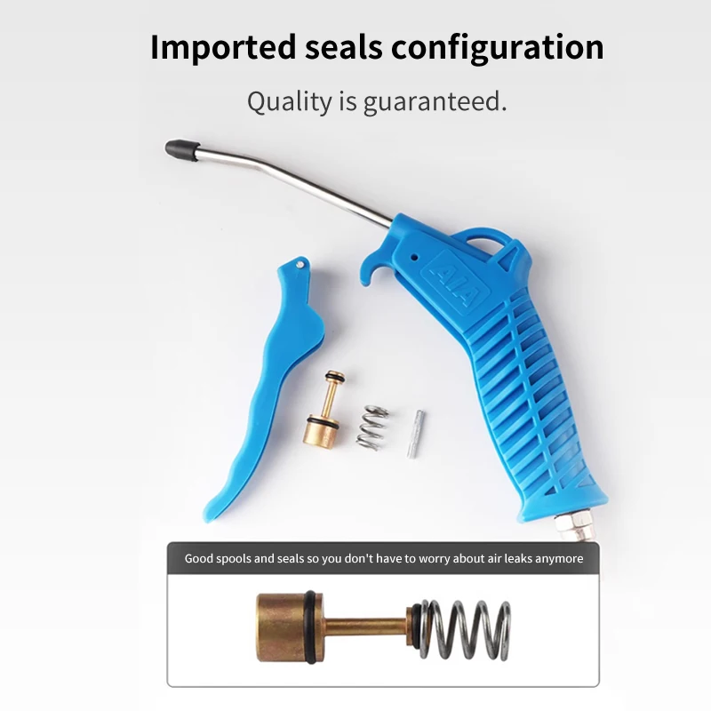 NUODA-pistola de aire neumática tipo UE y Japón, herramienta de limpieza de pistolas Airsoft, pulverizador de polvo, plumero de puerto de 1/4" - imagen 4