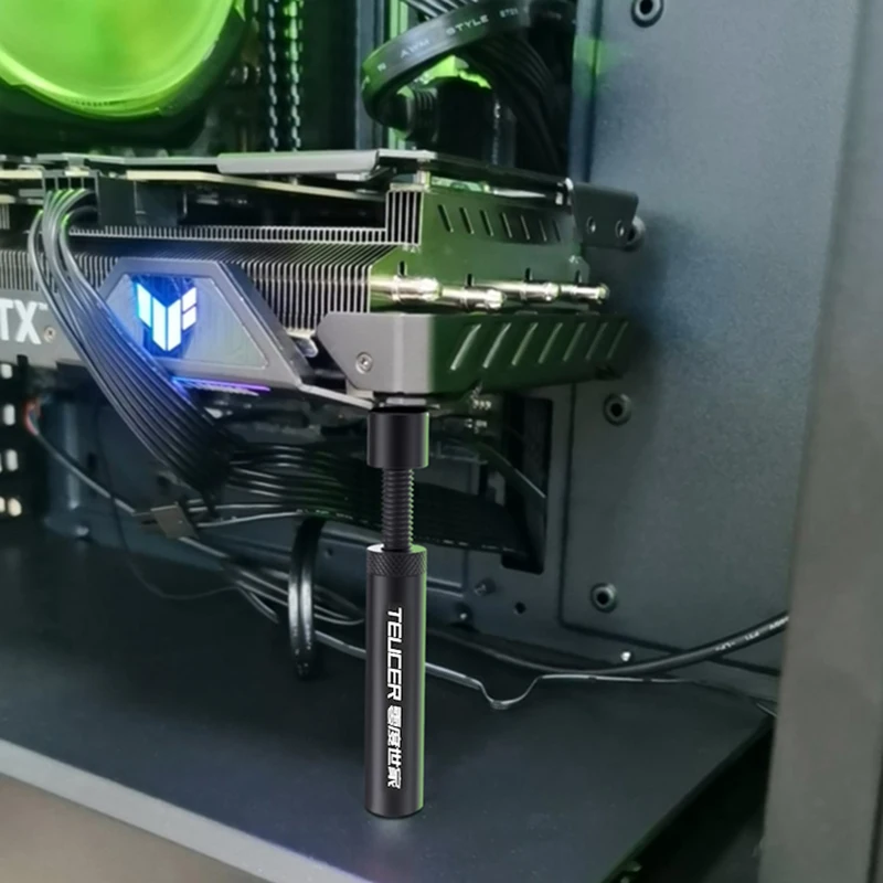 TEUCER-soporte magnético para tarjeta gráfica, soporte giratorio telescópico Vertical de GPU, VC-15Mini/VC-15Plus - imagen 2