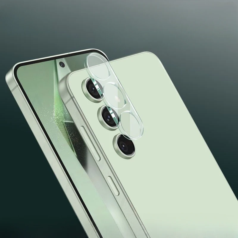 Protector de lente de cámara 3D para Samsung Galaxy S24 FE 5G, Protector de pantalla de lente para Samsung S24FE, cubierta de vidrio templado