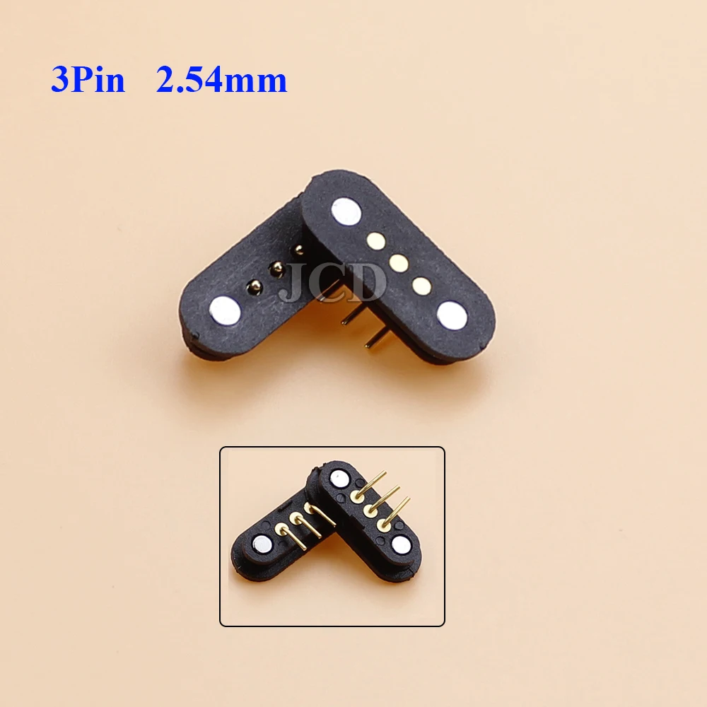Pogo-conector magnético de 2,54mm, 2A DC, 2 pines, 3 pines, 4 pines, 5 pines, Pogopin macho, hembra, toma de corriente cc, 2P, 3P, 4P, 5P - imagen 2