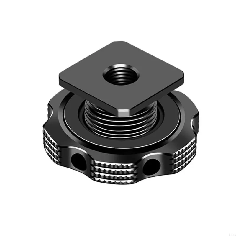 Soporte aluminio ligero, diseño doble rosca para trípodes y accesorios estudio, novedad 2025 - imagen 2