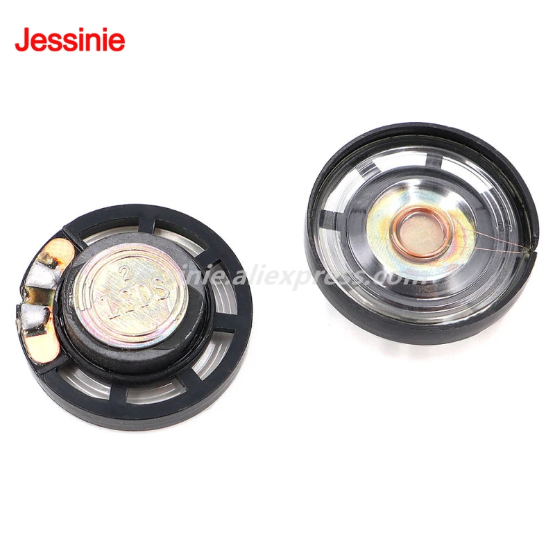 10 unids/lote 21MM/27MM/29MM Mini altavoces portátiles de Audio 8R 0,25 W 8 Ohm 0,25 vatios altavoz magnético externo DIY para juguete - imagen 4