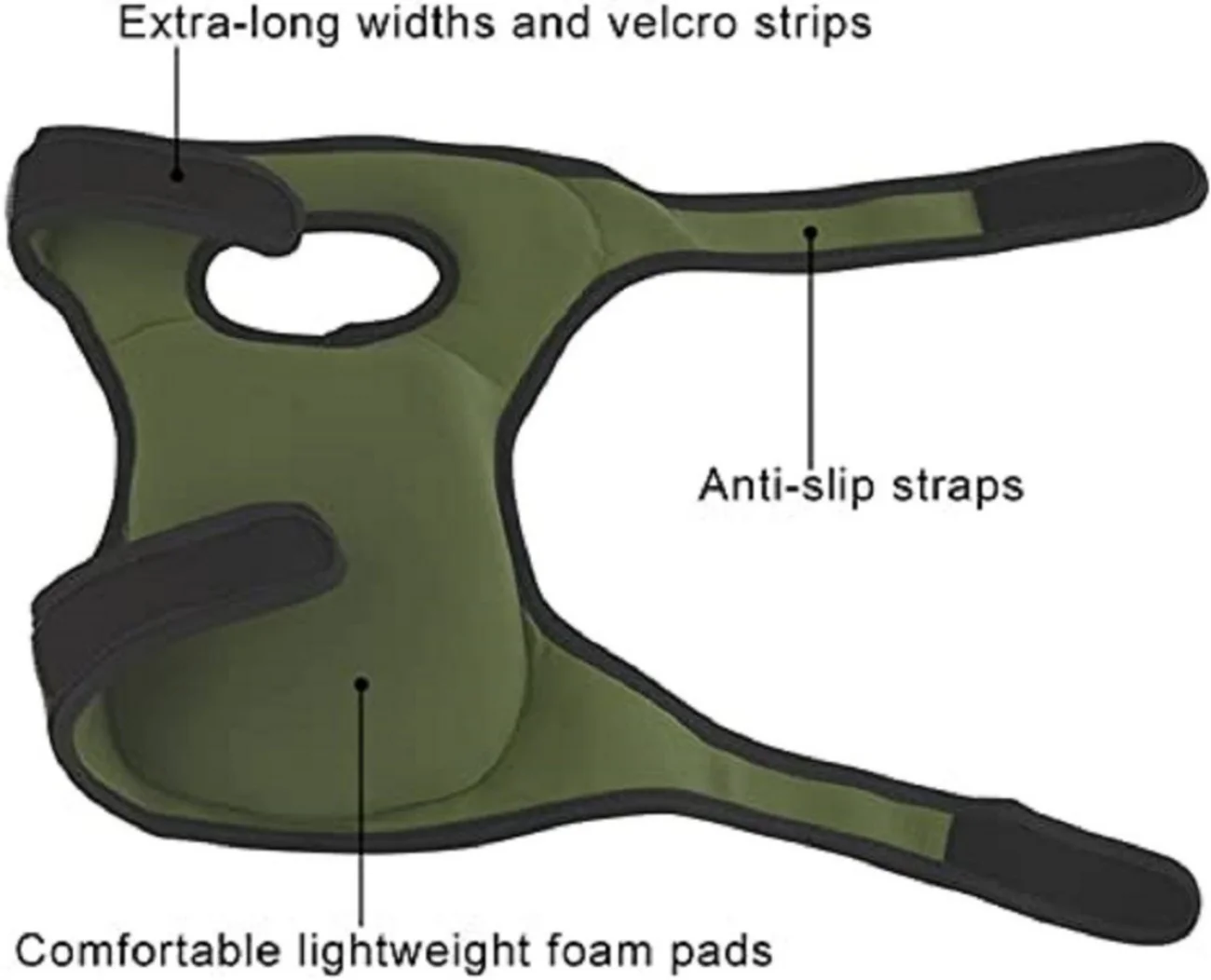 1 par de rodilleras de jardinería, protectores de rodilla antideslizantes, cojín protector, rodillera suave para trabajo de limpieza de jardineros, fregado de suelos - imagen 5