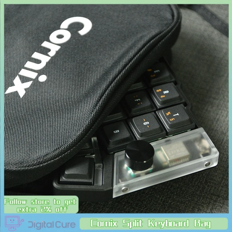 Bolsa para teclado Cornix Split, bolsa de almacenamiento exclusiva, ligera, Mini, cómoda para salir, bolso de mano preferido