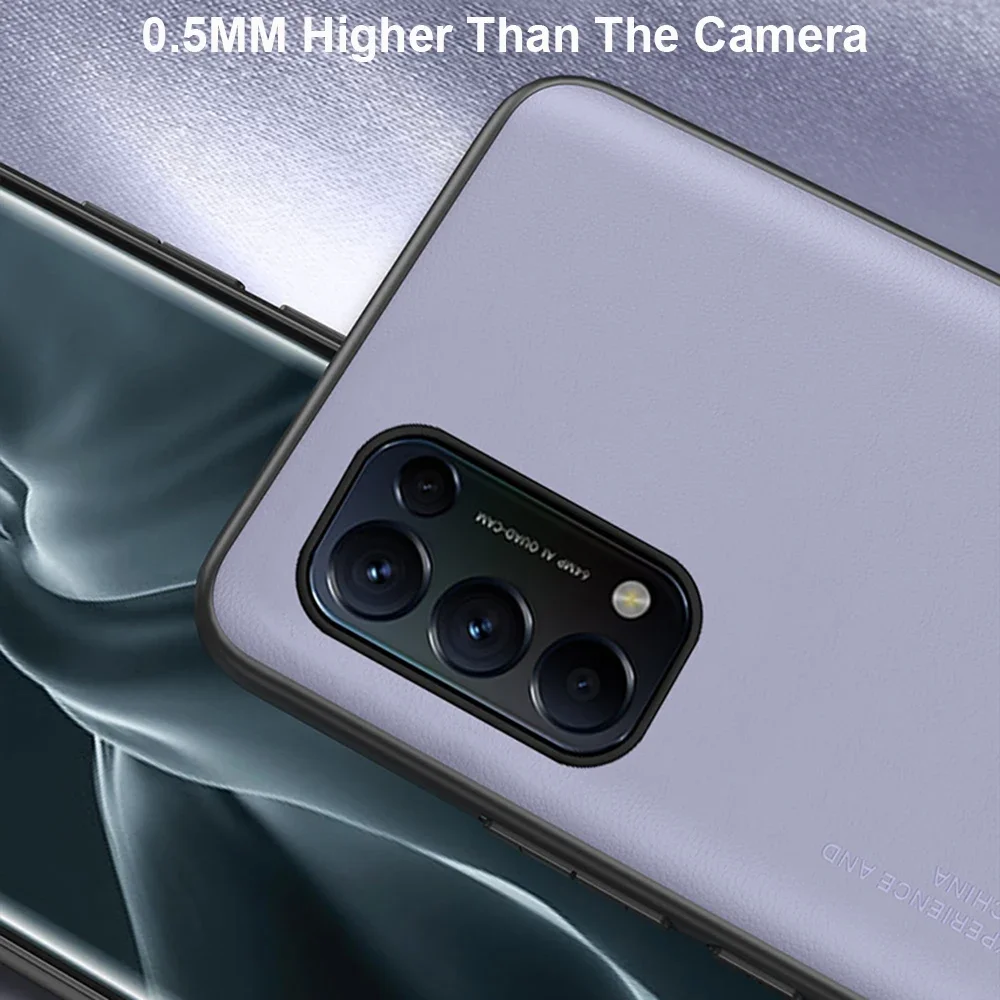 Funda de cuero de lujo para teléfono, carcasa para OPPO Reno 5 Pro Plus Find X2 X3 Pro Lite Neo K7X Realme 7 8 5G GT Neo Q2 Q3 X7 Pro Ultra V5 - imagen 5