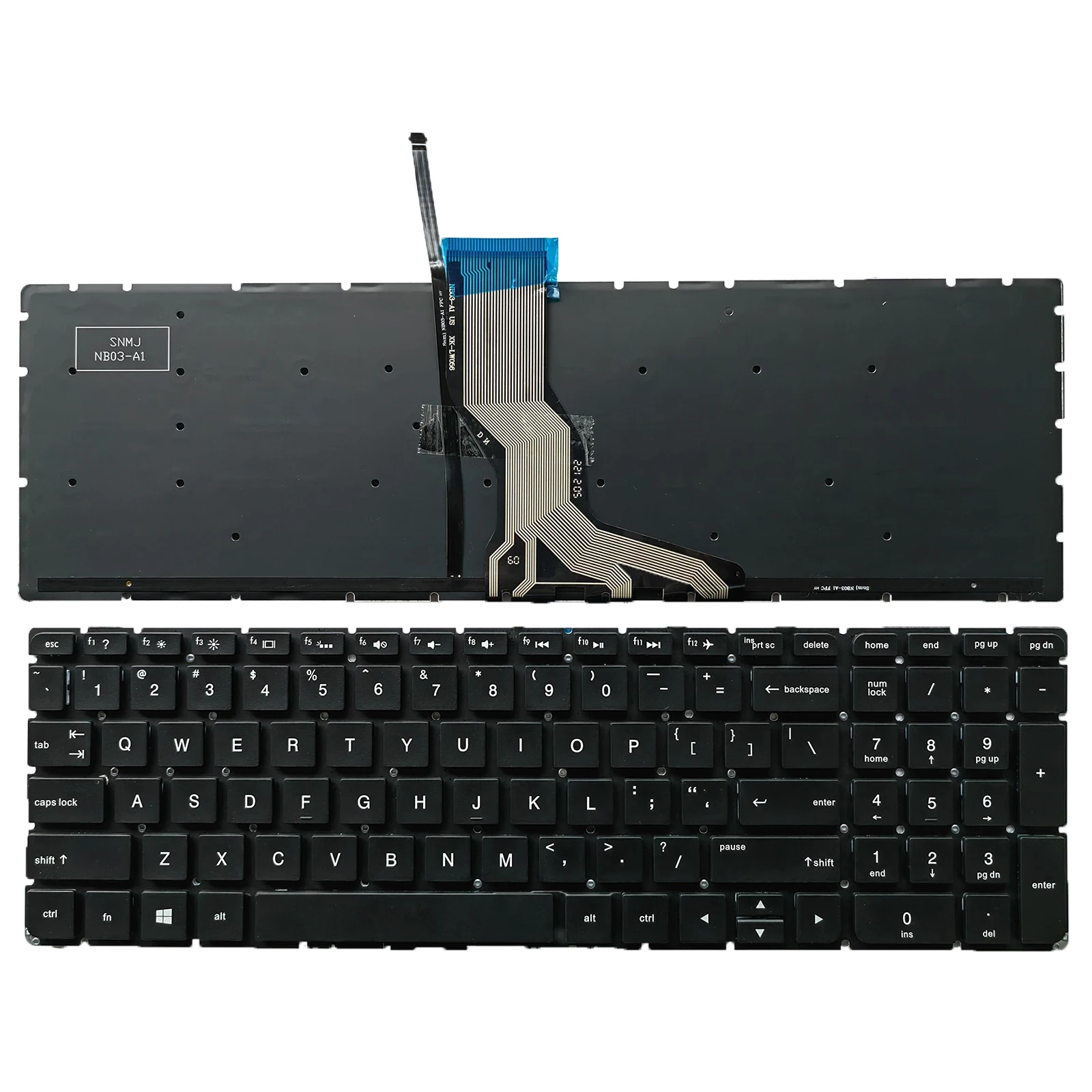 Teclado para portátil estadounidense para Hp Pavilion 15-ab 15-ab000 15-ab100 15-ab200 Q159 C122 Q172 Q173 Q174 I125 Q162