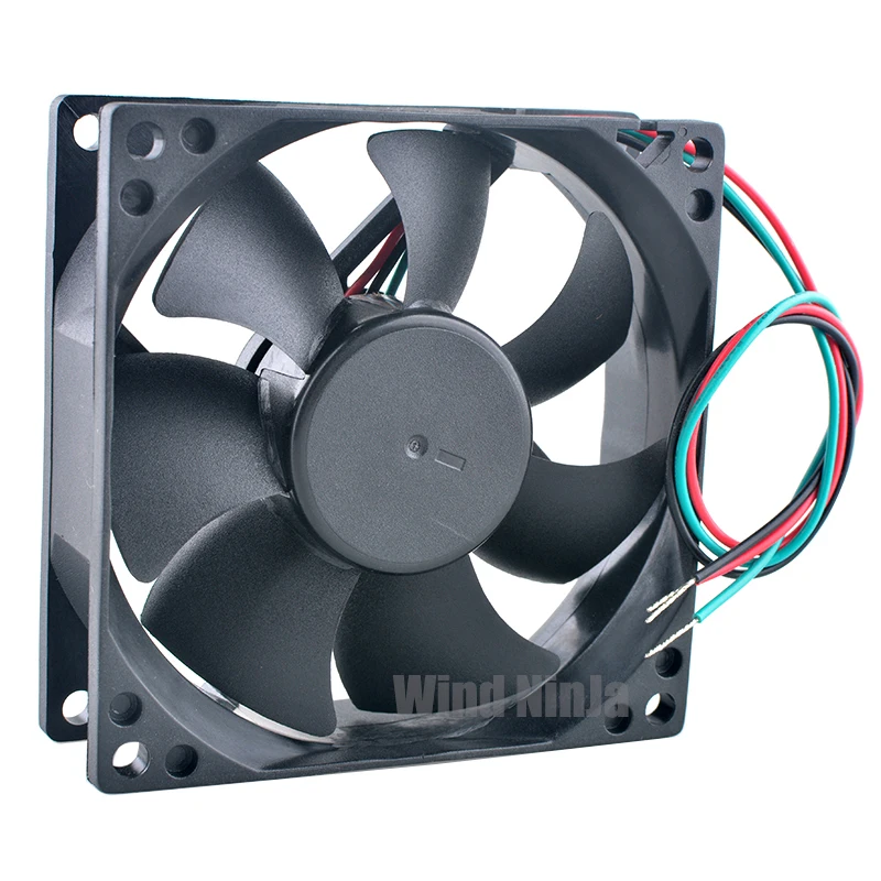 DS08025B12H Ventilador de refrigeración con rodamiento de bolas doble 8 cm 80 mm Tamaño 3000 rpm Velocidad DC12V 0.30A Alimentación para chasis Fuente de alimentación de CPU - imagen 2