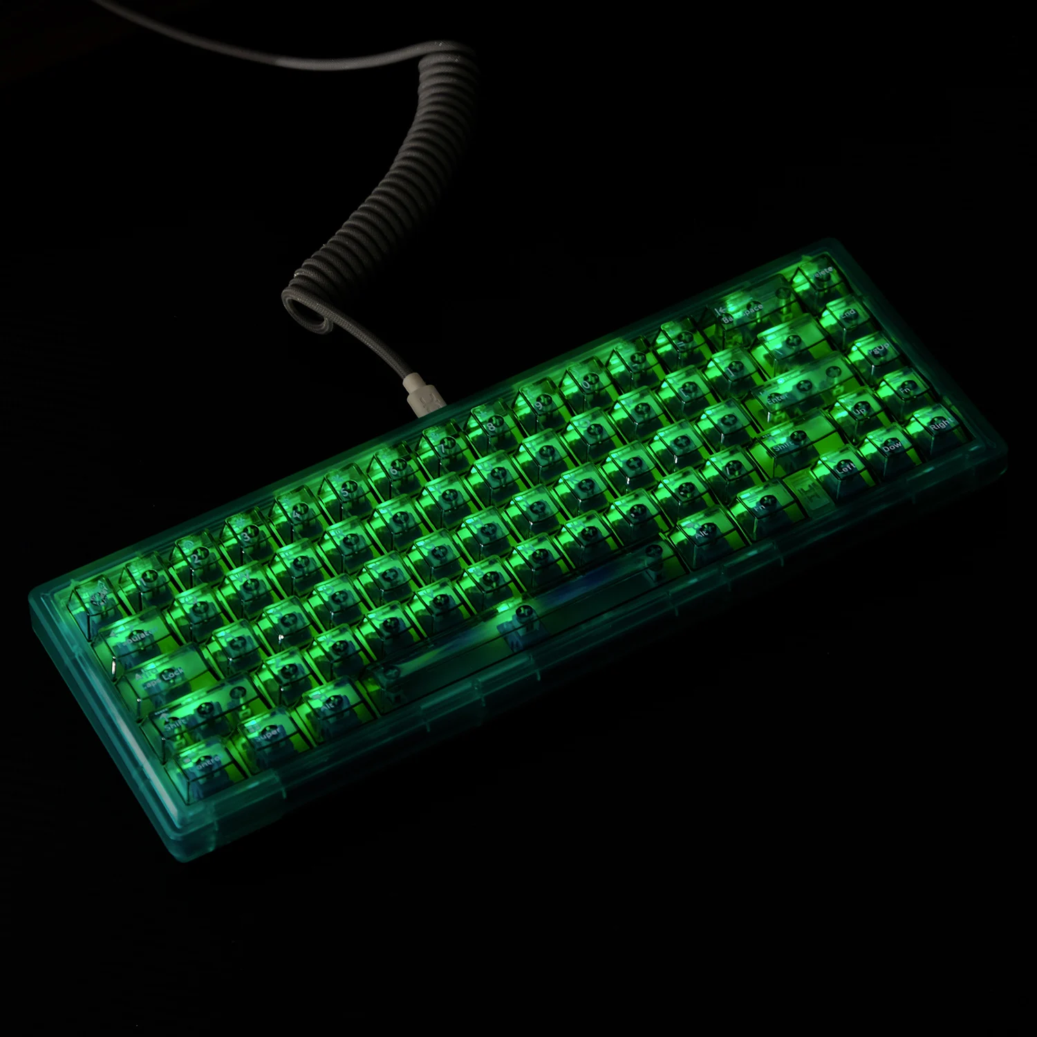 Teclas transparentes de 114 teclas, teclas con estampado de almohadilla UV de perfil de cereza para teclado mecánico Mx Switch, teclas para teclado de juego - imagen 4