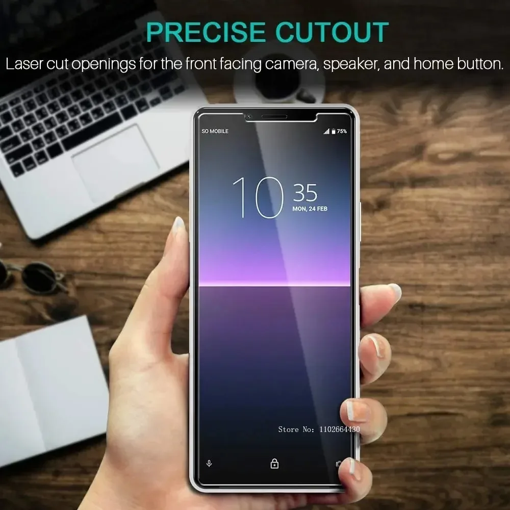 Protector de pantalla templado Sony Xperia 10 VI HD transparente - imagen 2