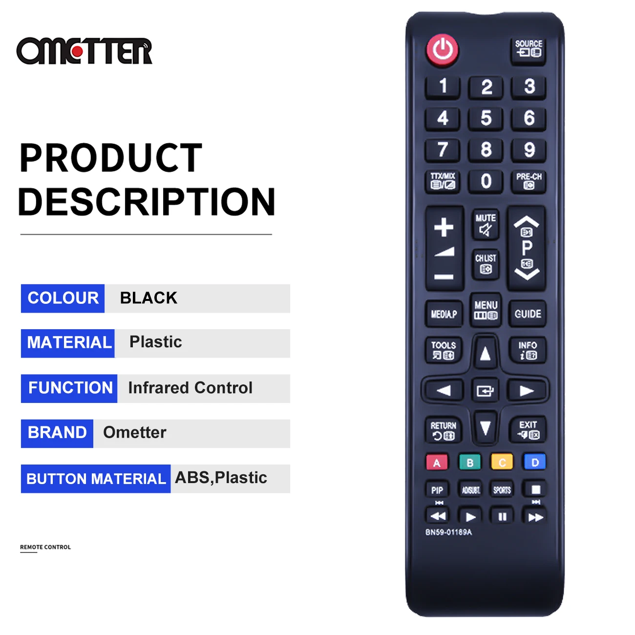 Nuevo BN59-01189A para Samsung TV Control remoto BN 5901189 Un T22E390 L22D390EW L24D390EW Fernbedienung - imagen 4