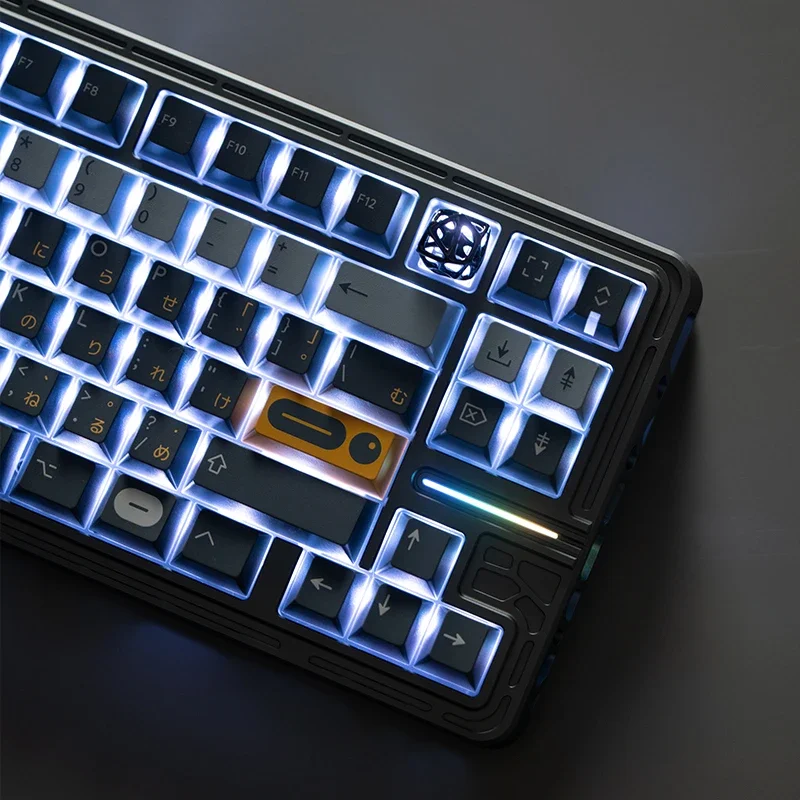 KBDfans-carcasa de teclado Holy80, Wooting personalizado 80HE, teclado mecánico, accesorios para PC, carcasa hueca, modificación del eje magnético - imagen 5