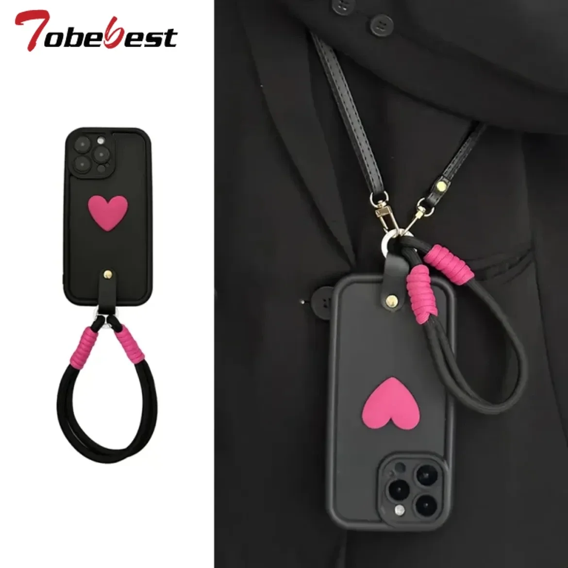 Funda con cordón cruzado para Samsung Galaxy A16, A06, 5G - imagen 2