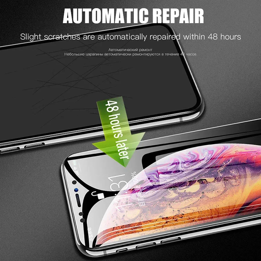 Película de hidrogel mate de cobertura completa para iPhone, Protector de pantalla de TPU, sin vidrio, para iphone 14, 15, 13, 16 Pro Max, 13, 15, 14 Plus - imagen 4