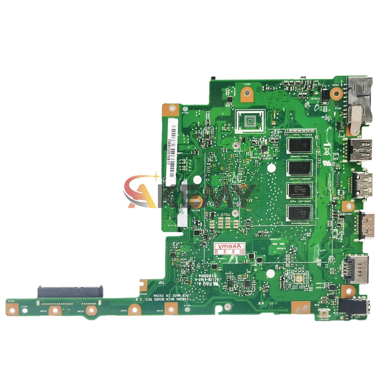 Placa base para ordenador portátil E402MA para ASUS EeeBook E402M E402MA placa base para portátil con CPU 100% pruebas OK envío rápido alta calidad - imagen 2