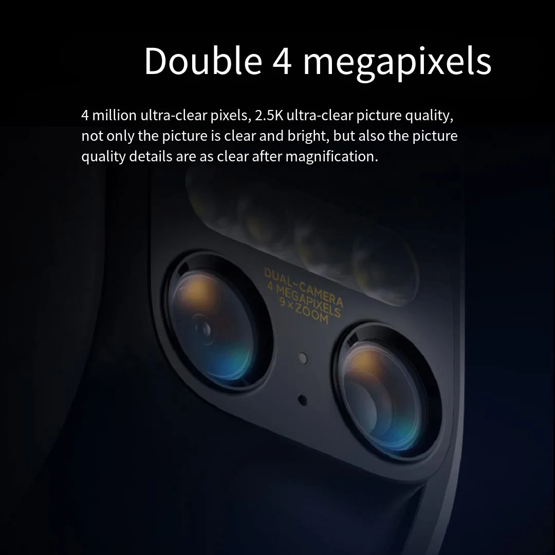 Xiaomi Mijia APP cámara exterior CW700S 2,5 K 9x zoom IP66 cámara de seguridad impermeable PTZ visión nocturna a todo Color Al detección humana - imagen 2