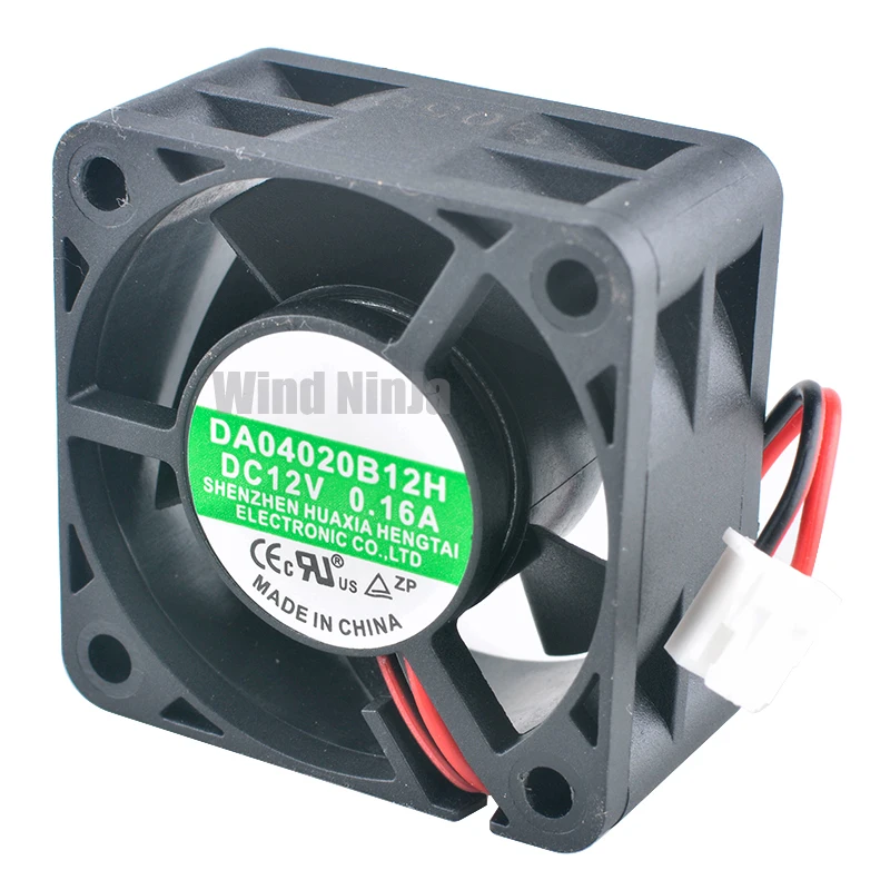 DA04020B12H ventilador Axial de doble rodamiento de bolas 4cm 40mm ventilador de refrigeración DC12V 0.16A 2 pines 10000RPM para fuente de alimentación 1U 40x40x20mm - imagen 3