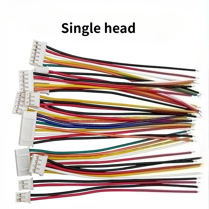 10 Uds JST PH2.0mm conector de Cable de paso de 2,0 MM 2P 3P 4P 5P 6P 7P 8P 9P 10P 12P enchufe 10CM/20CM/30CM longitud del Cable 26AWG - imagen 4