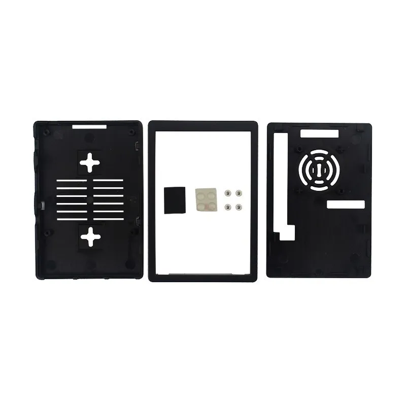 Carcasa de plástico ABS para Raspberry Pi 3 B, caja de doble uso, opción de ventilador de refrigeración de 5V, pantalla táctil de 3,5 pulgadas - imagen 5
