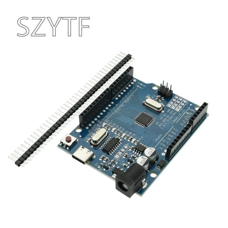 La Placa de desarrollo TYPE-C de la versión mejorada R3 (CH340) Envía un Cable de datos y una aguja de fila para la placa de desarrollo UNO R3 - imagen 3