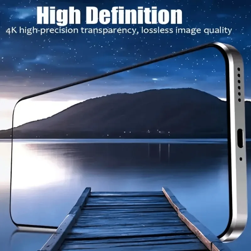 Protector de pantalla Ultra HD para Samsung Galaxy S25 S24 S23 Ultra S22 S21 Plus S25 Edge S23 S24 FE 9H, película de vidrio de dureza, 4 Uds. - imagen 5