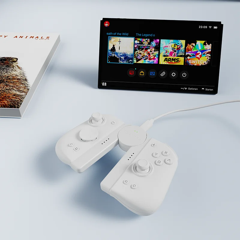 Empuñadura de carga para interruptor Mobapad SA1, soporte de carga ajustable para Nintendo Switch, Compatible con la carga, Compatible con Mobapad M6 HD - imagen 5