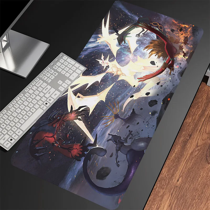 Alfombrilla de ratón grande de Anime, accesorios para juegos, r-rayquaza, alfombrilla de mesa para ordenador portátil XXL, alfombrilla para teclado, alfombrilla para Pc, alfombrillas para ratón - imagen 4