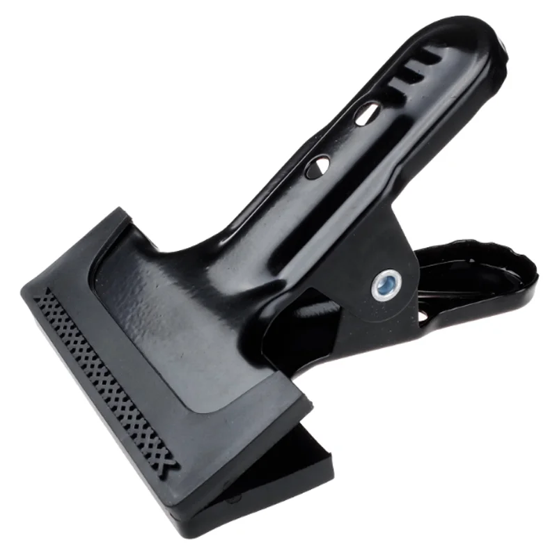 Abrazaderas de soporte de fondo con Clip de Metal, funda protectora de goma, soporte de fondo para estudio fotográfico, accesorio de fotografía