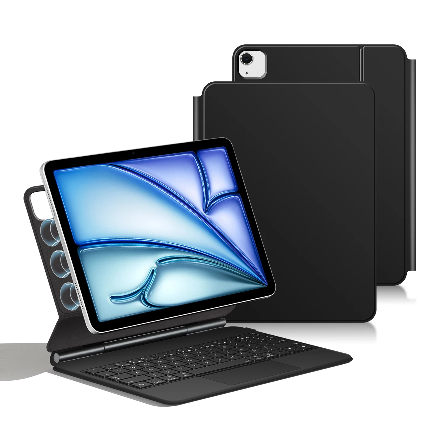 Teclado mágico Plug & Play inteligente para iPad Air 11 pulgadas M3 2025 funda para iPad Air 6 11 M2 Air 4 5 Pro 11 "retroiluminación multitáctil - imagen 3