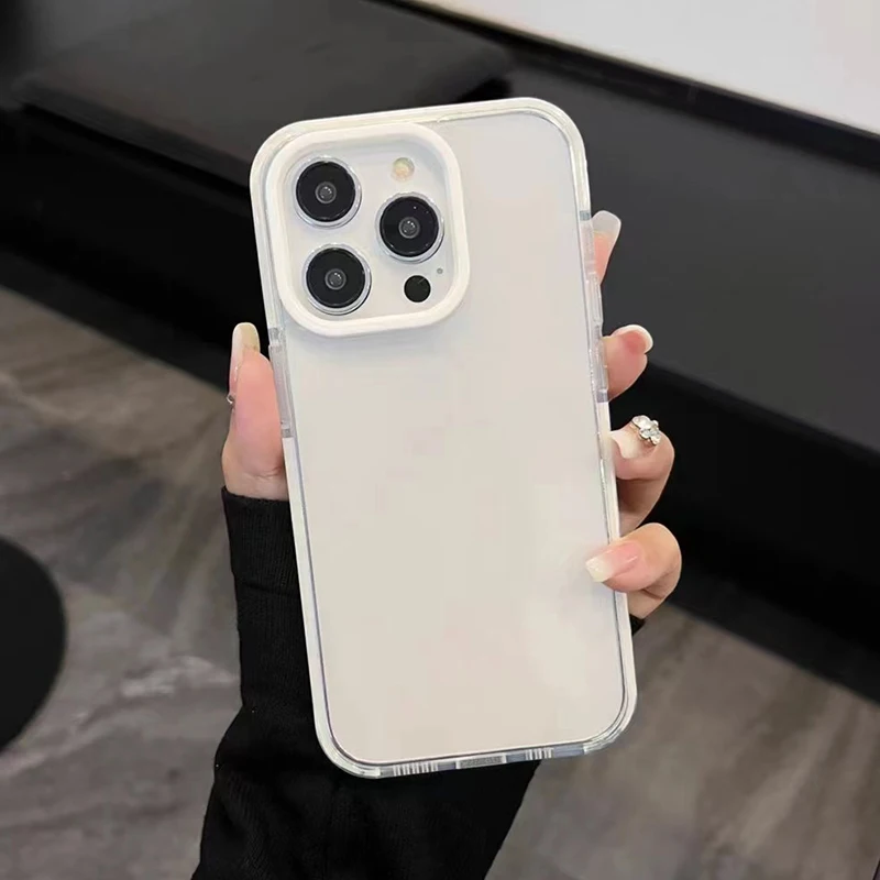 Funda de teléfono de Color fluorescente neón para iPhone 17 16 15 14 Pro Max Air 16e 11 12 13 Mini marco cubierta protectora de silicona - imagen 5