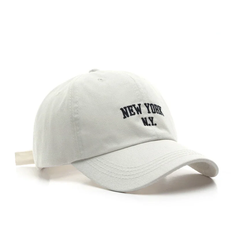 Gorra de béisbol de algodón para hombre y mujer, gorro con bordado de Nueva YORK, informal, Snapback, de verano, Unisex - imagen 3