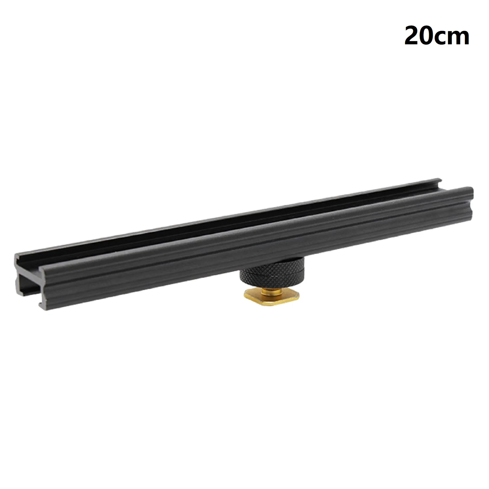 Barra de soporte de riel de extensión de zapata fría y caliente para cámara, 10cm, 20cm, con orificio de tornillo 1/4 para Flash, luces LED de vídeo, accesorios para micrófonos