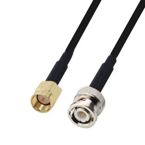 Conector RP SMA macho a BNC macho RG174 Cable coaxial RF jumper Pigtail 0,1-10m, 1 unidad - imagen 2