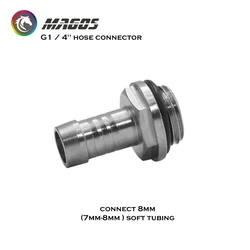 Conector G1/4 Refrigeración Líquida – Manguera Flexible 5-12mm