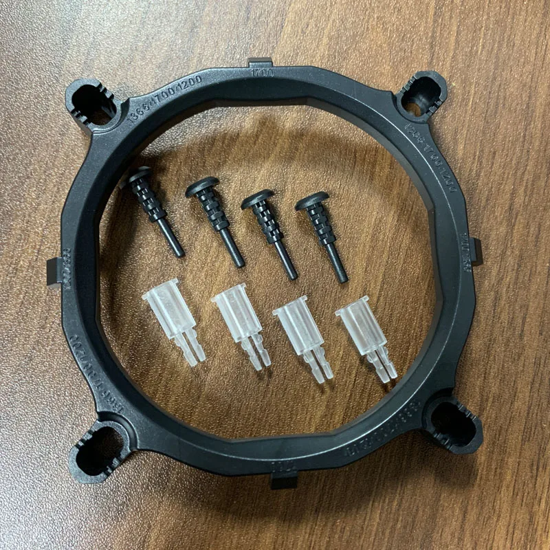 Soporte de ventilador de refrigeración de CPU 9 en 1, Base de disipador térmico de PC para Intel LGA 1366/1700/1200/1151/1150/1156/1155 - imagen 4