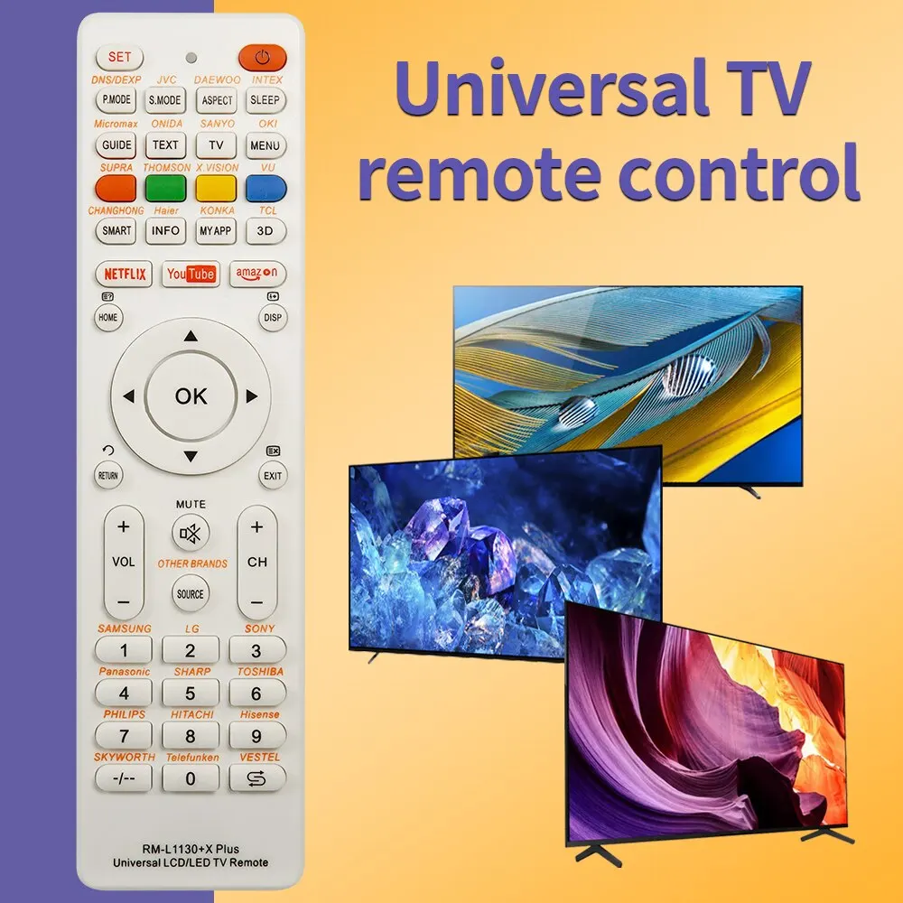 RM-L1130 universal + X reemplazo control remoto para televisión RM-L113 de TV + 12 RM-L1130 + 8 - imagen 2