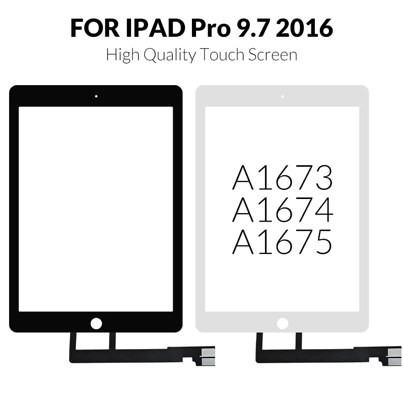 IPad 프로 9.7 외부 터치 스크린 디지타이저 전면 유리 Senor 교체 A1673 A1674 A1675 패널 부품에 대 한 1Pcs 터치 스크린 Orginal - imagen 2