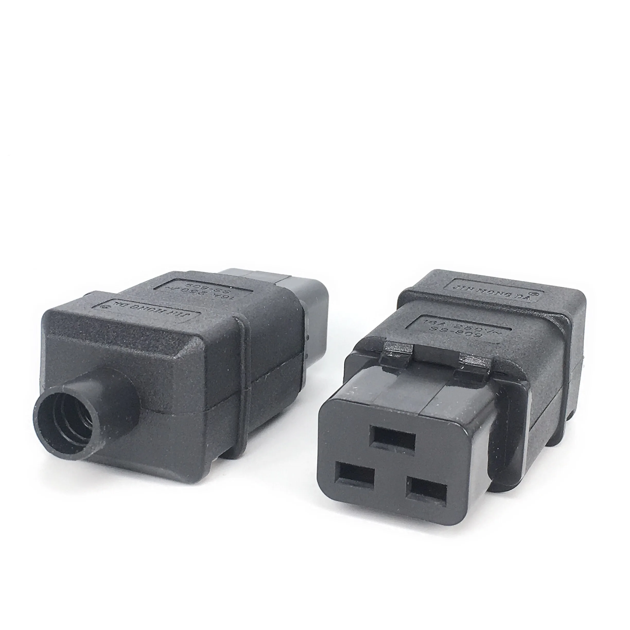 Adaptador de enchufe C19 C20, convertidor de potencia recargable macho y hembra, enchufe eléctrico, tomas de CA para conector de alimentación PDU UPS - imagen 3