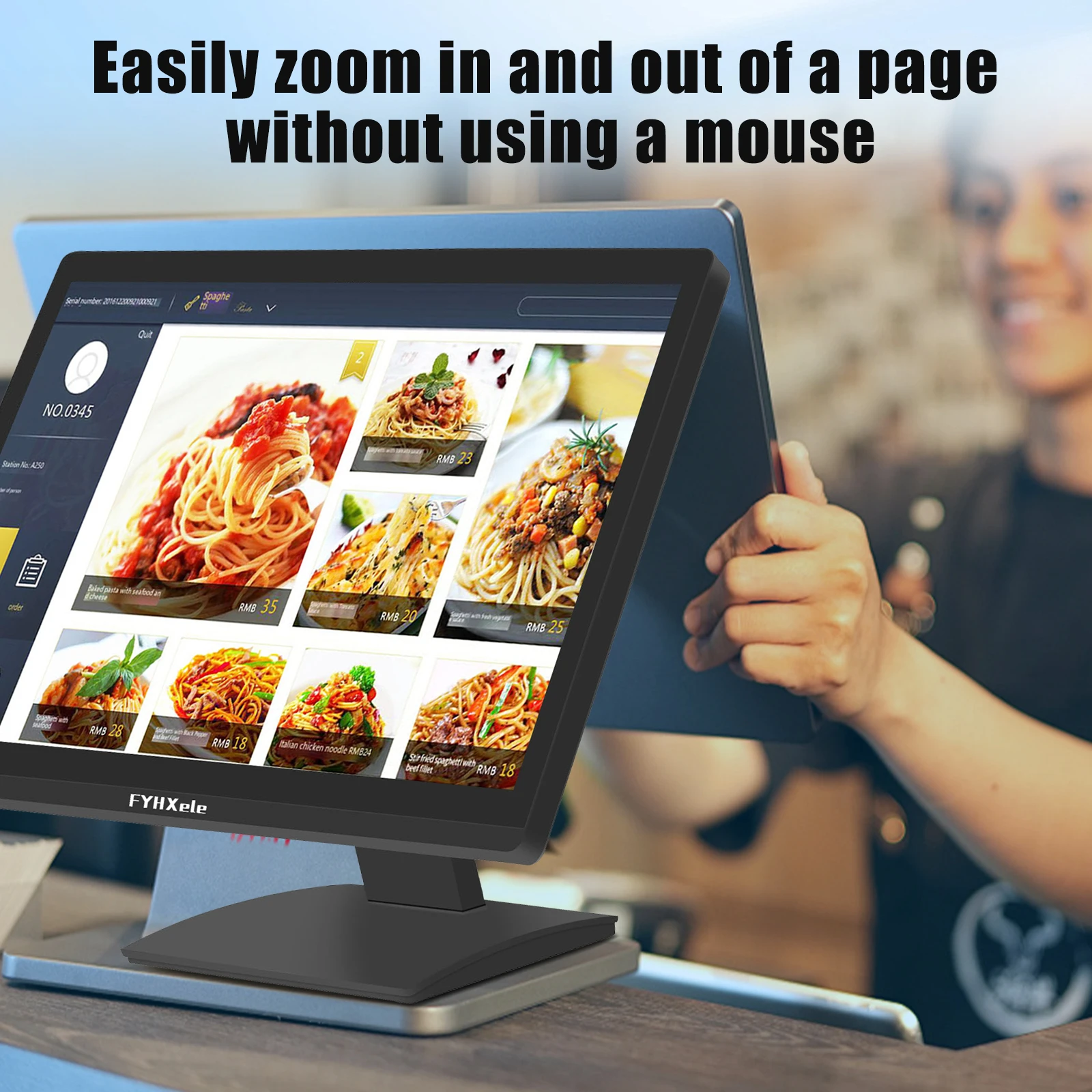 FYHXele Monitor de ordenador de 24 pulgadas FHD 1080P Monitor de PC de oficina pantalla IPS 100hz HDMI DPFrameless VESA altavoz incorporado montable - imagen 3
