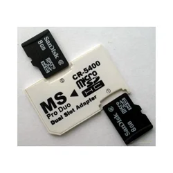 Lector de Tarjetas MicroSD y Memory Stick Pro Duo para PSP