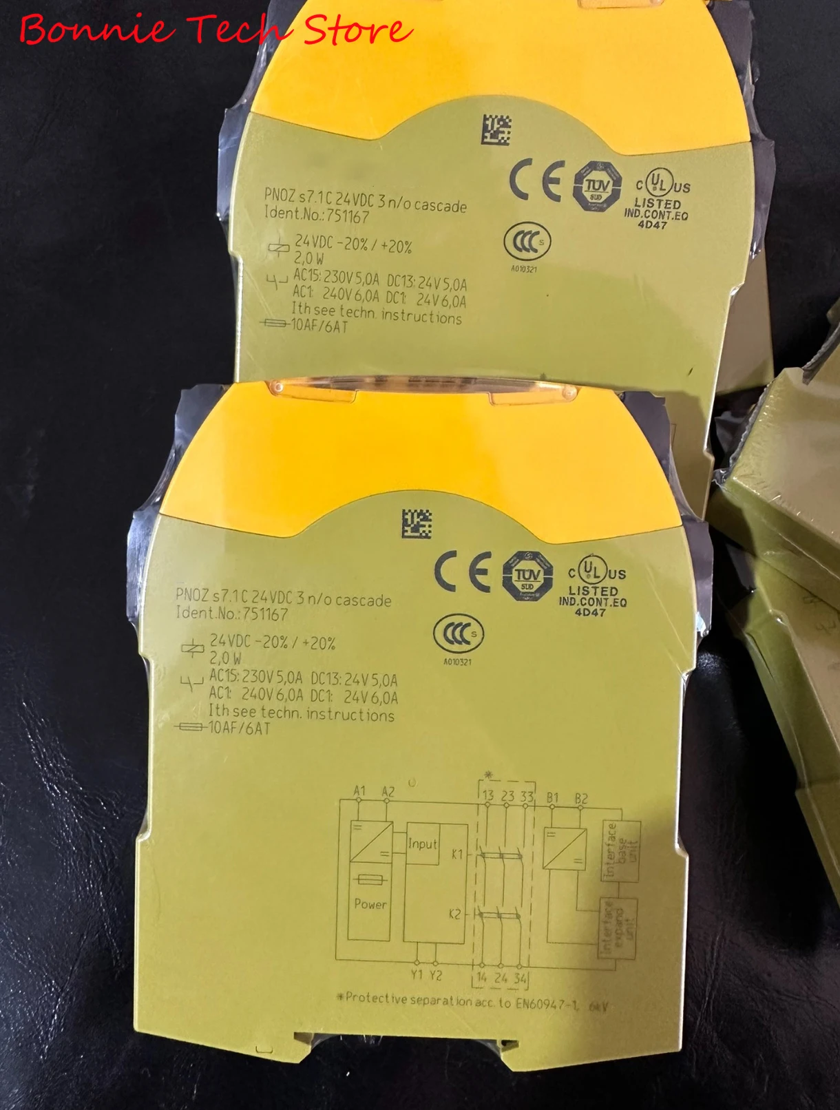 751167 para expansión de contacto PILZ PNOZsigma, cascada PNOZ s7.1 C 24VDC 3 n/o