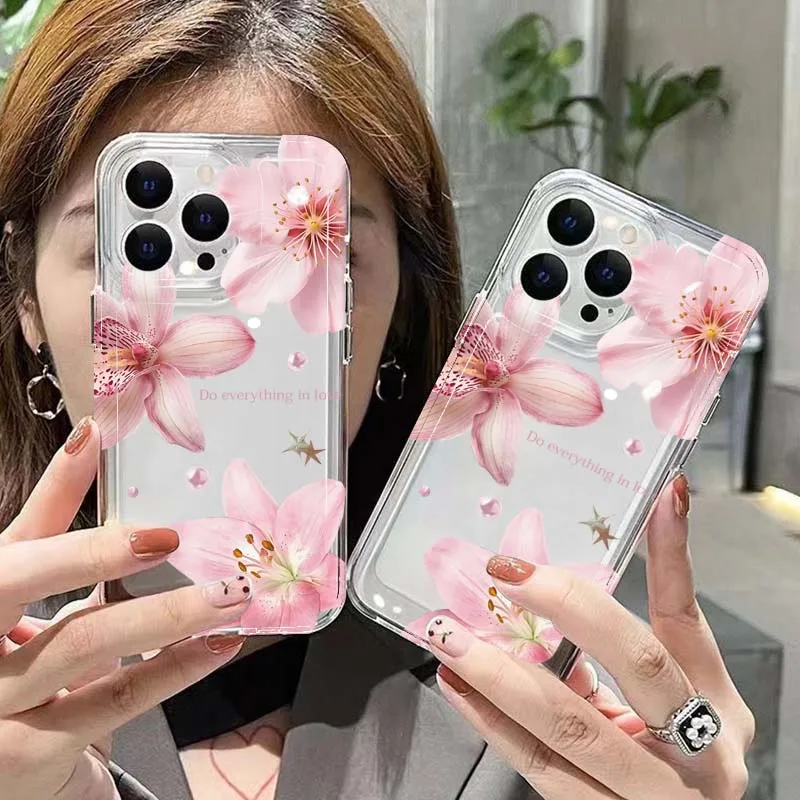 Funda de teléfono con flor de trompeta para Xiaomi Redmi Note 14 Pro 4G, funda suave Redmi Note 14 Pro Plus 5G 13 12S 12 11 10 14C 13C 12C - imagen 2