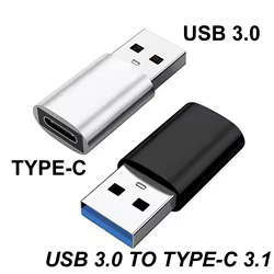 Adaptador Universal USB 3,0 OTG macho a tipo C 3,1 hembra, Cable Convertidor para cargador de coche, datos, teléfono móvil, pc, Notebook, Macbook