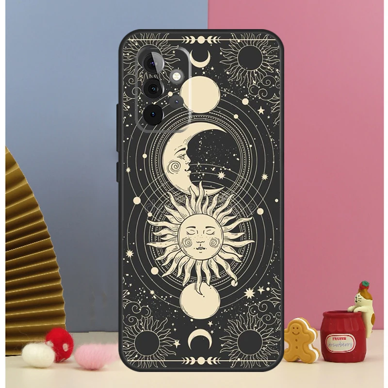 Funda de Tarot con diseño de bruja y Luna para Samsung Galaxy A53 A33 A52 A32 A22 A12 A13 A23 A51 A71 A14 A34 A54 A15 A25 - imagen 5
