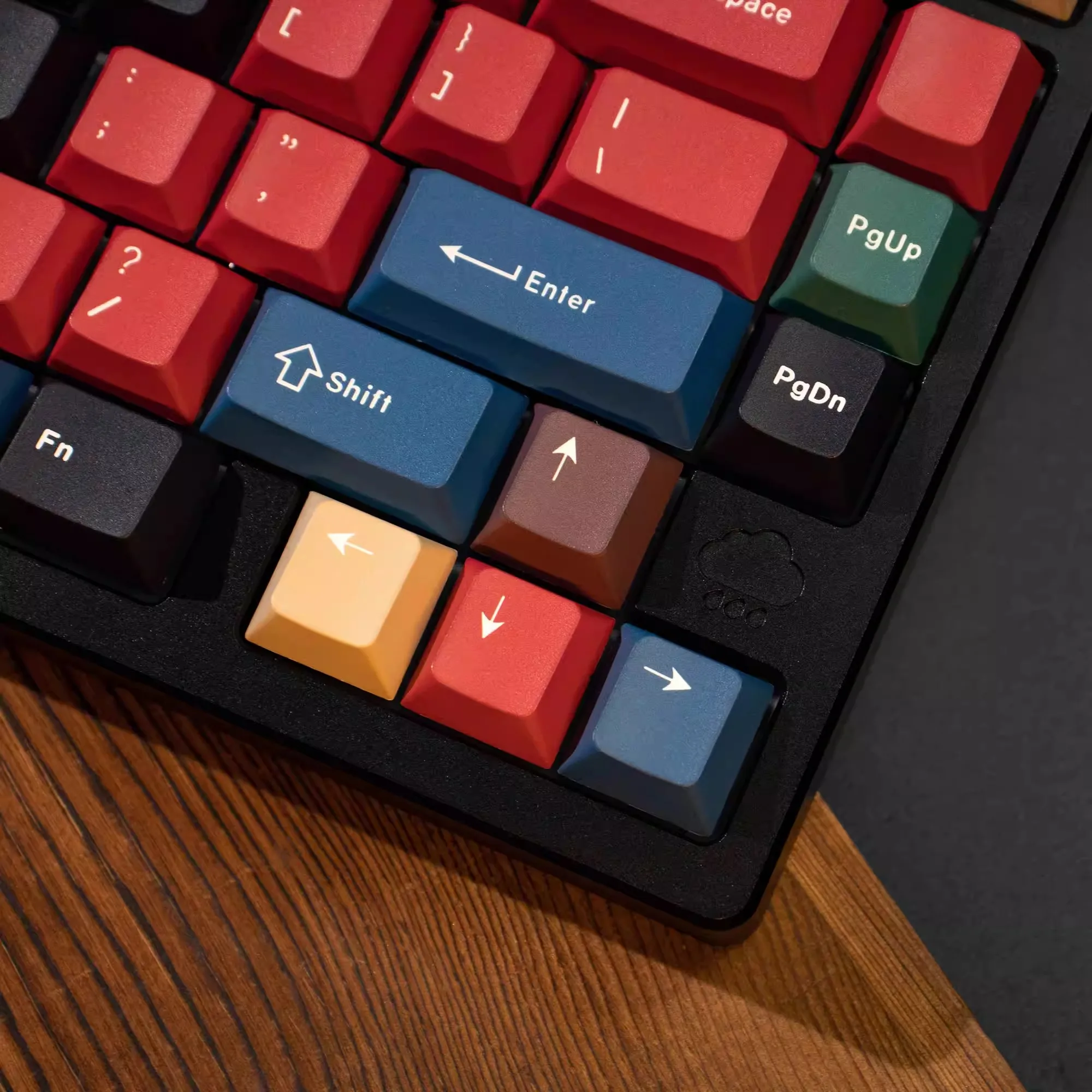 Lámpara mixta R3, eje magnético, tapa de teclado mecánico, juego completo de teclas PBT Hot Rise, Original de fábrica, adecuado para Wooting Made68 - imagen 3