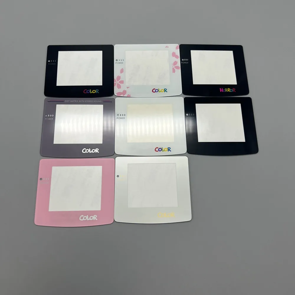 Espejo de lente de cristal de tamaño original de 2,45 pulgadas para lente de pantalla LCD Gameboy color gbc GBC