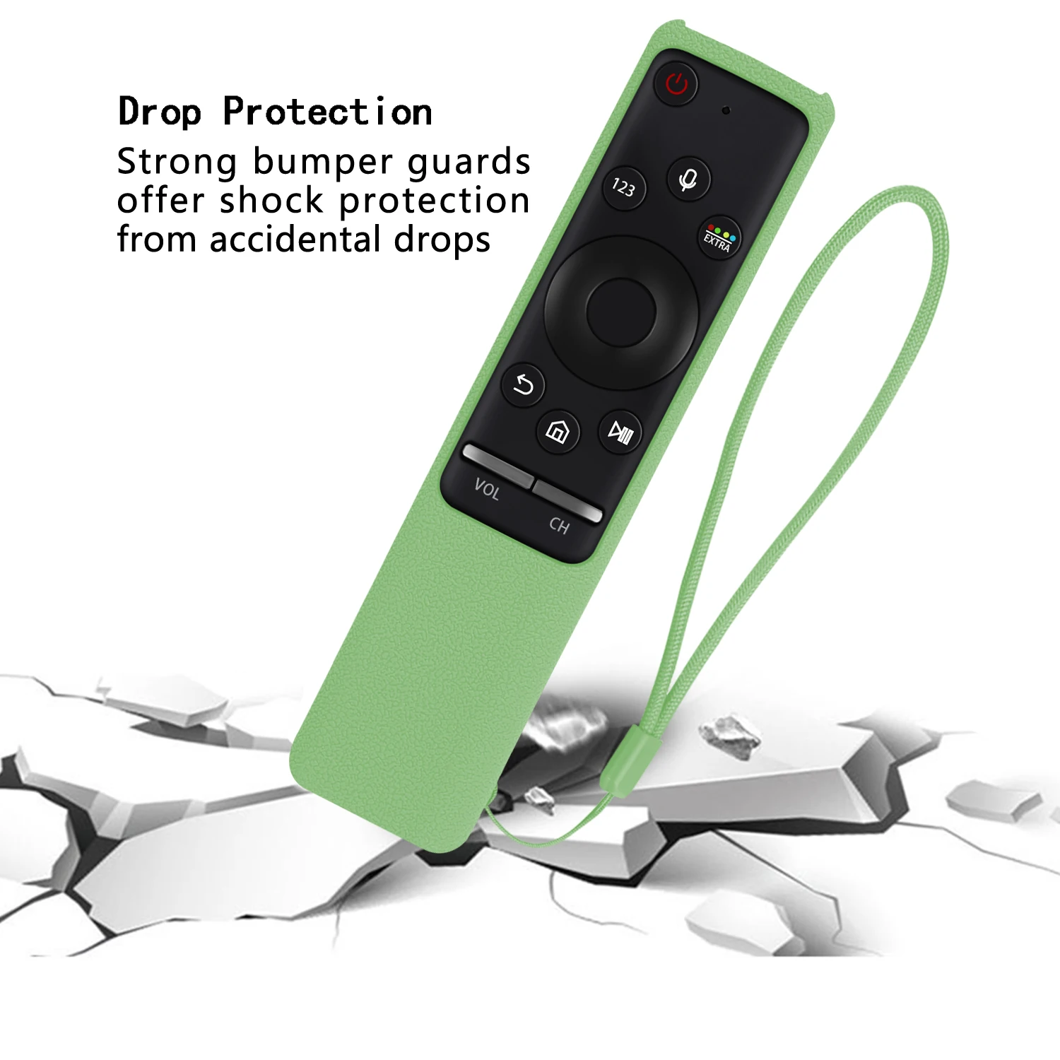 BN59-01312B funda de silicona compatible con Samsung TV funda de Control remoto por voz BN59-01312H BN59-01312F BN59-01312M RMCSPR1B a prueba de golpes - imagen 5