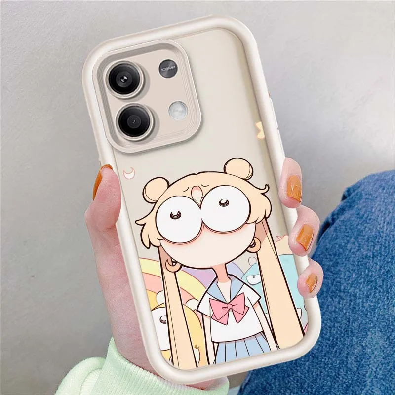 Funda de Anime Girl Anya para Redmi Note 14 13 12 11 12R 12R 11T Pro Speed Plus 5G, funda de teléfono con escalera ocular - imagen 3